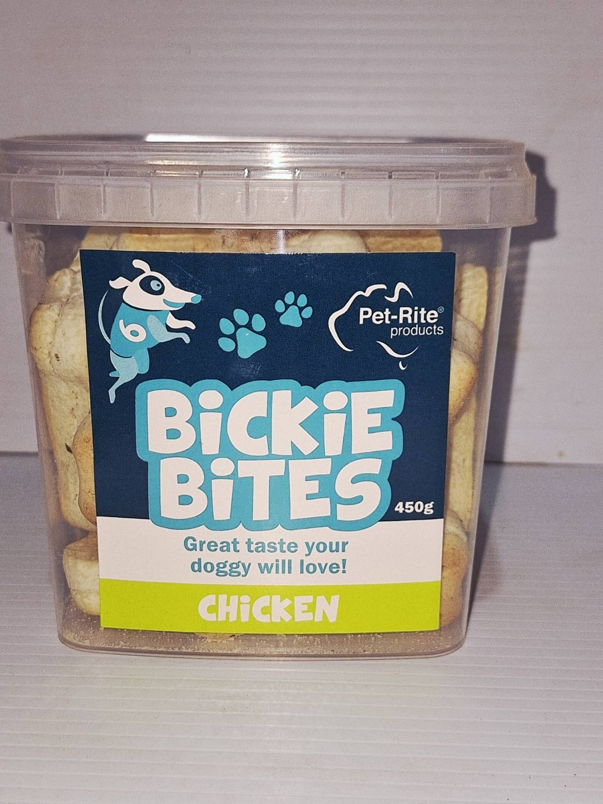 Petrite Bickie Bites 450g Tub [fl:chicken]
