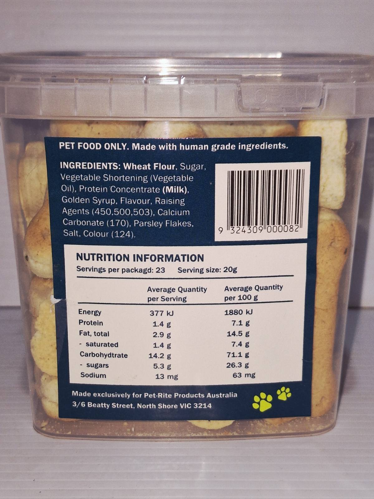 Petrite Bickie Bites 450g Tub [fl:chicken]