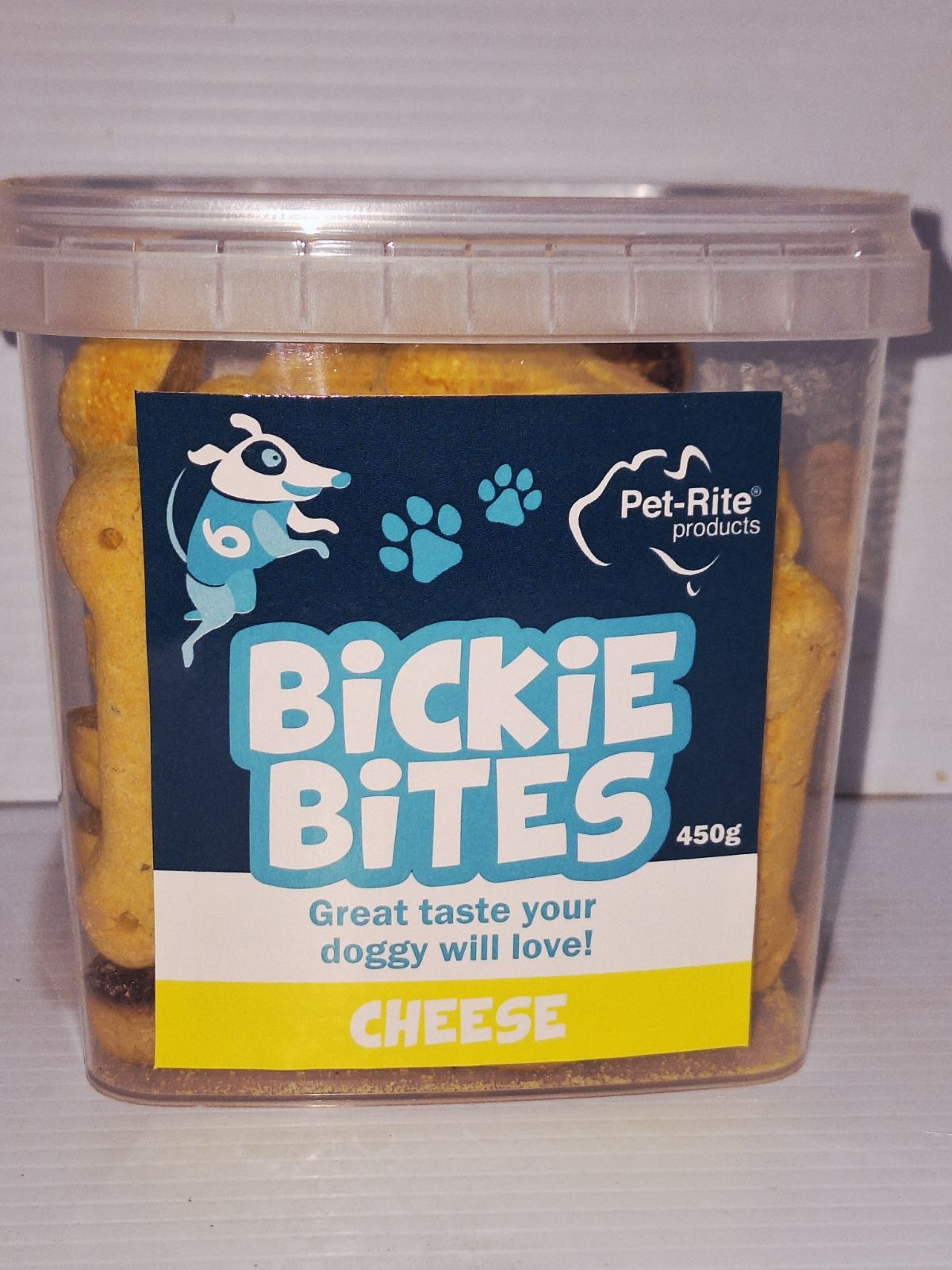 Petrite Bickie Bites 450g Tub [fl:cheese]