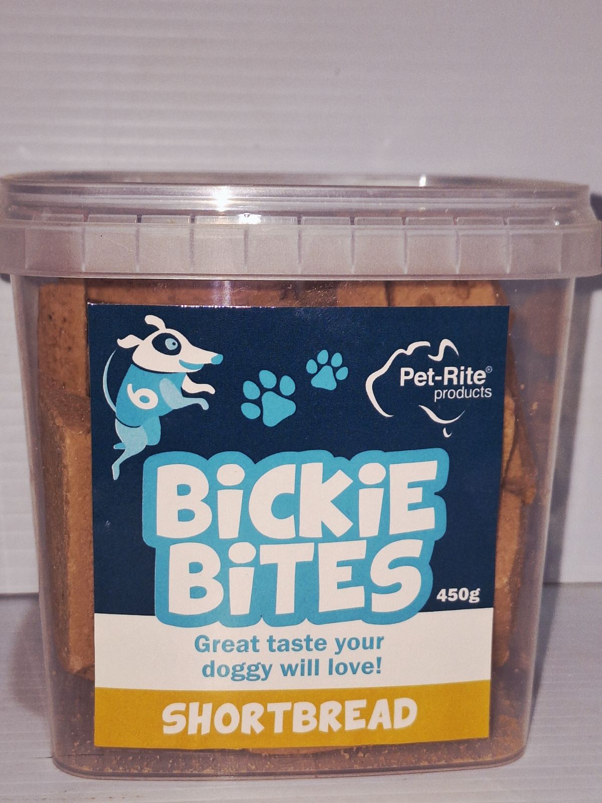 Petrite Bickie Bites 450g Tub [fl:shortbread]