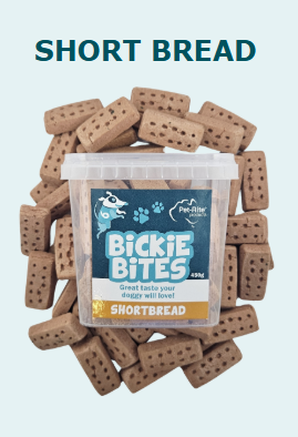 Pet-rite Bickie Bites 450g Tub [fl:shortbread]
