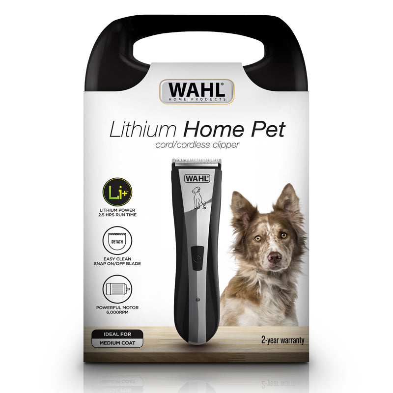 Wahl Lithium Home Pet Clipper Grooming With Shampoo And Conditioner And Shedding Blade