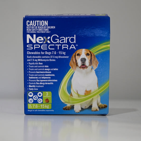 Nexgard Spectra Dogs 7.6 -15kg [ps:3 Pack]