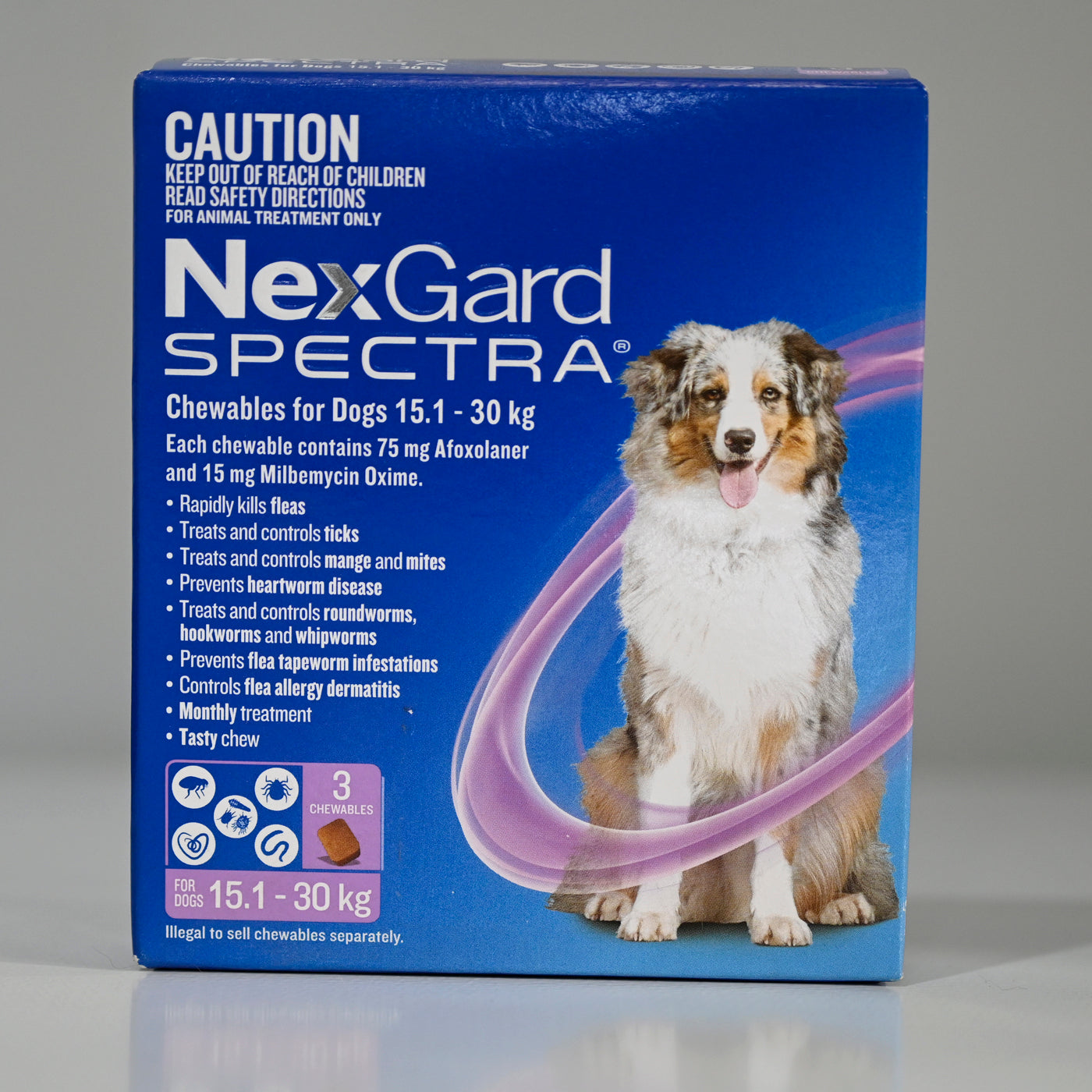Nexgard Spectra Dogs 15.1-30kg [ps:3 Pack]