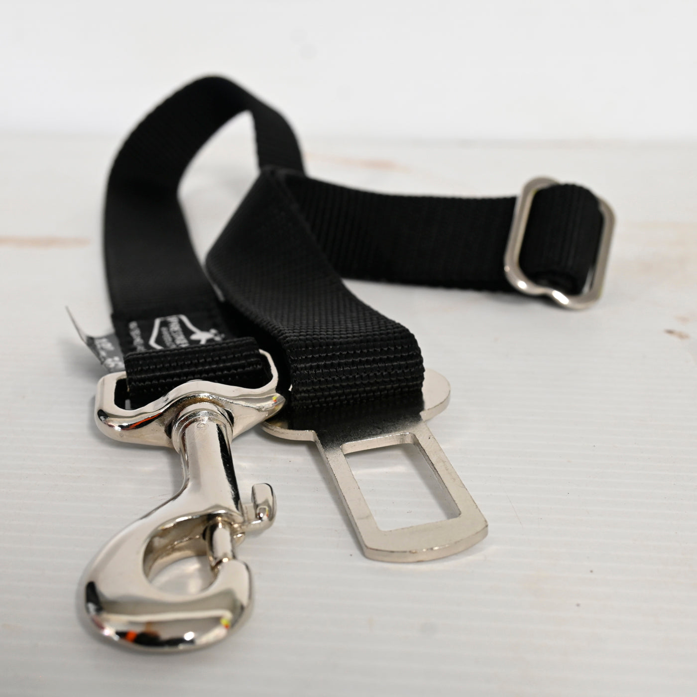 Prestige Dog Seat Belt Attachment Black Adjusts 18-36" (46-91cm)
