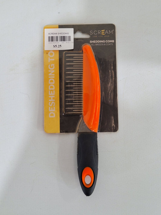 Scream Shedding Comb Loud Orange