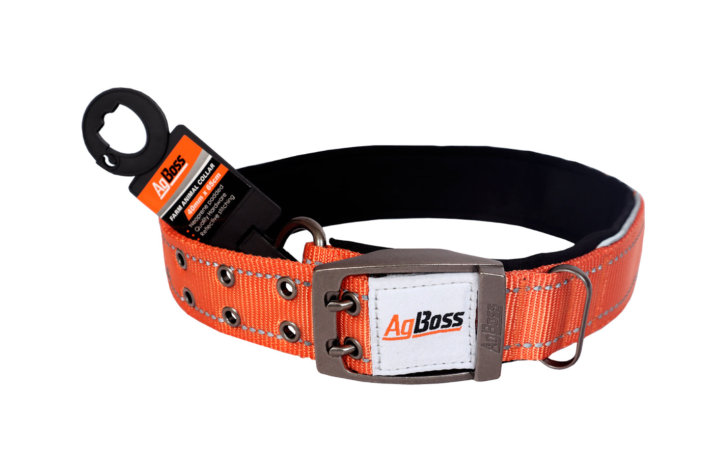 Agboss Dog Collar [cl:orange Sz:40mmx65cm]