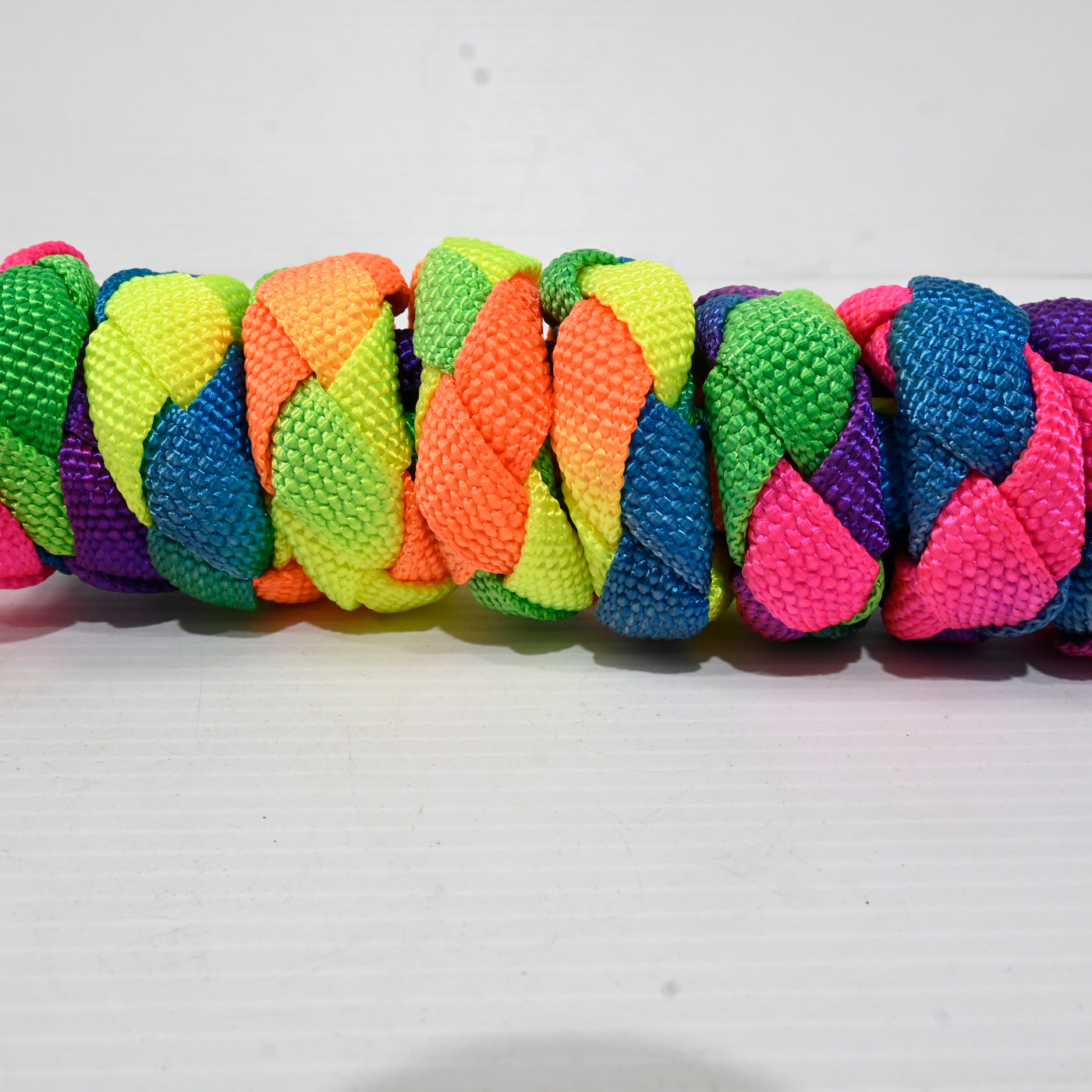Hand Braided Poly Lead Rainbow 