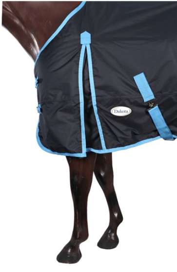 Dakota 600d Nylon Horse Rug [cl:navy/blue Sz:206cm - 6"9"]