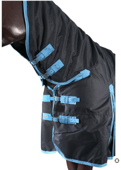 Dakota 600d Nylon Horse Combo Navy Blue [sz:137cm - 4"6"]