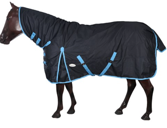 Dakota 600d Nylon Horse Combo Navy Blue [sz:137cm - 4"6"]