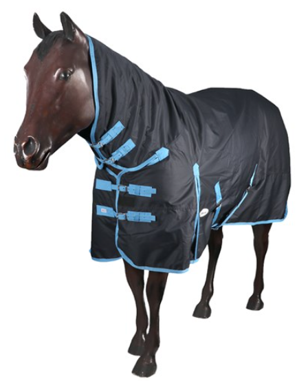 Dakota 600d Nylon Horse Combo Navy Blue [sz:190cm - 6"3"]