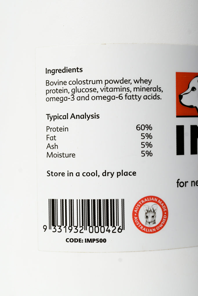 Wombaroo Passwell Impact Colostrum 500gm [sz:500g]