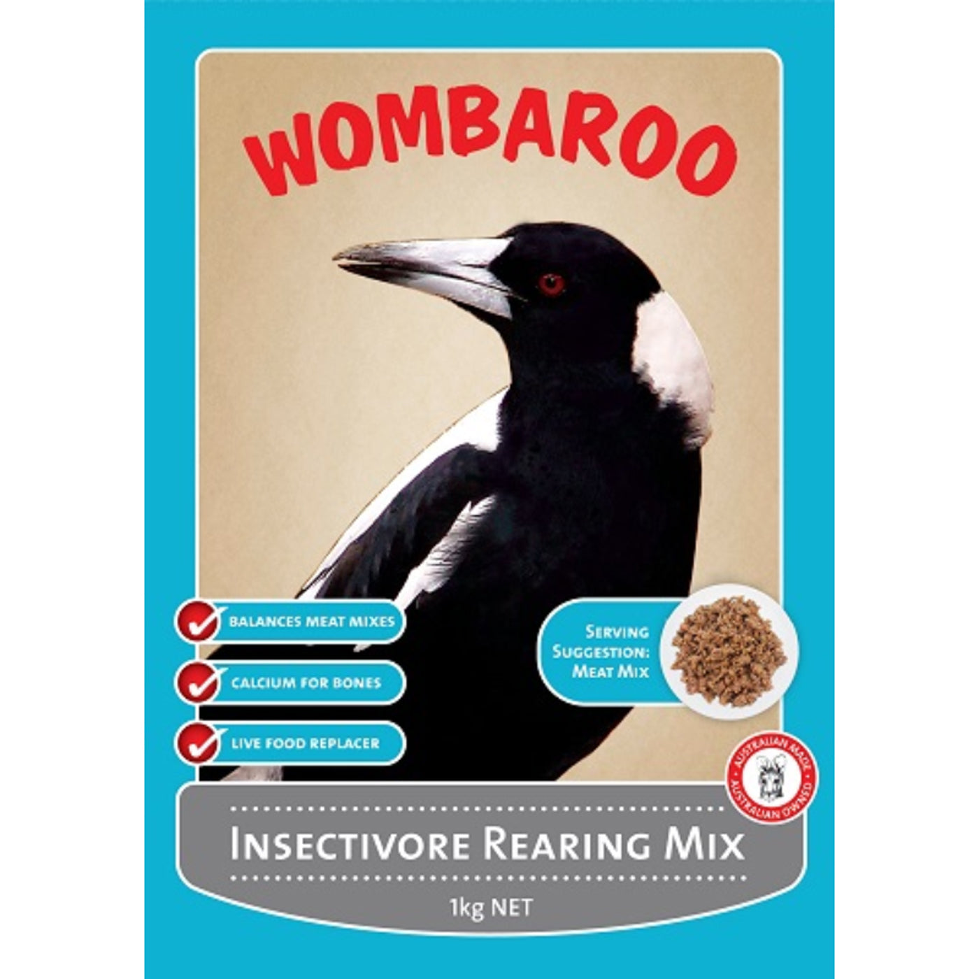 Wombaroo Insectivore Rearing Mix 1kg