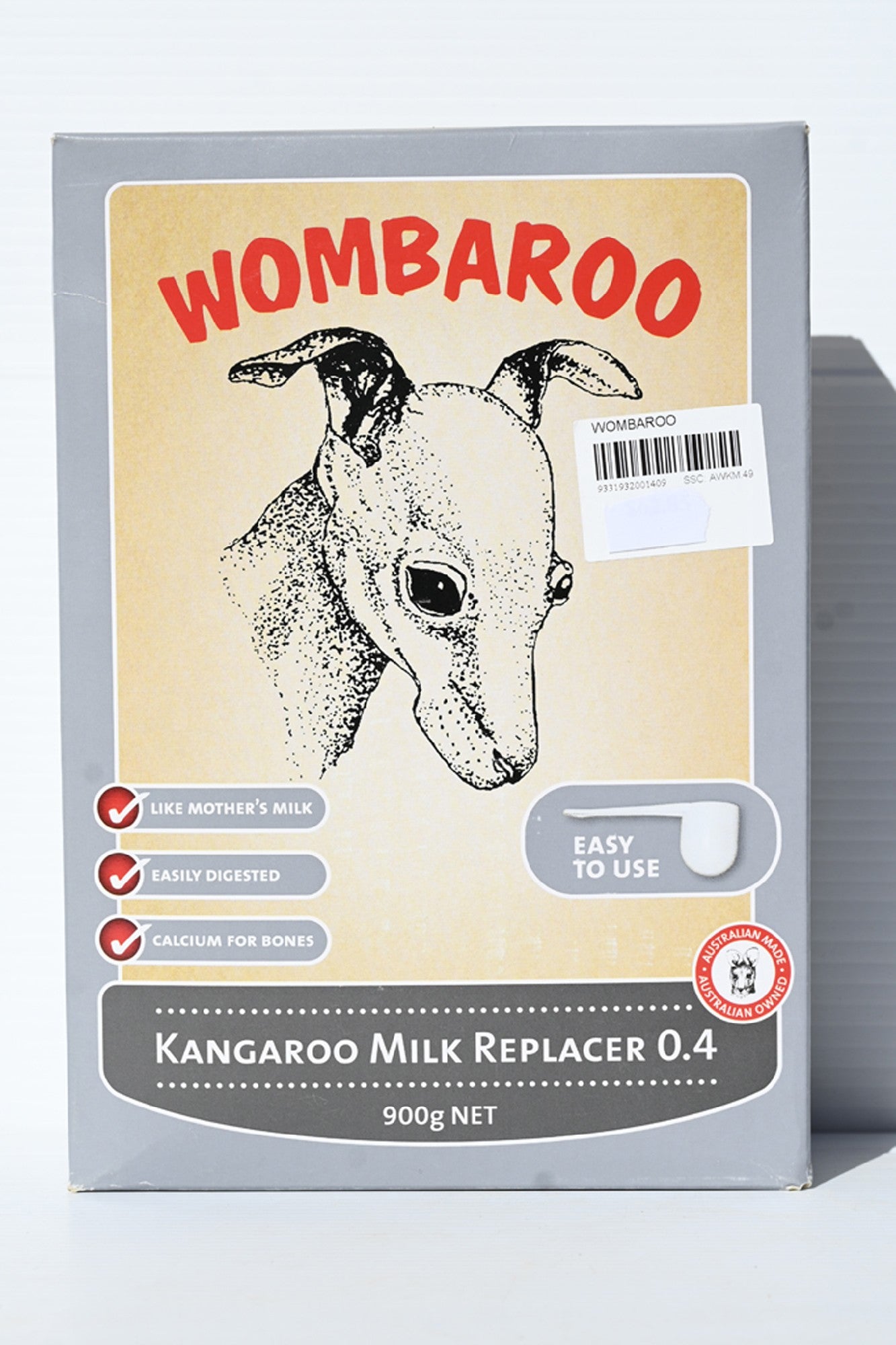 Wombaroo Kangaroo Milk [va:kangaroo 0.4 Sz:900g]