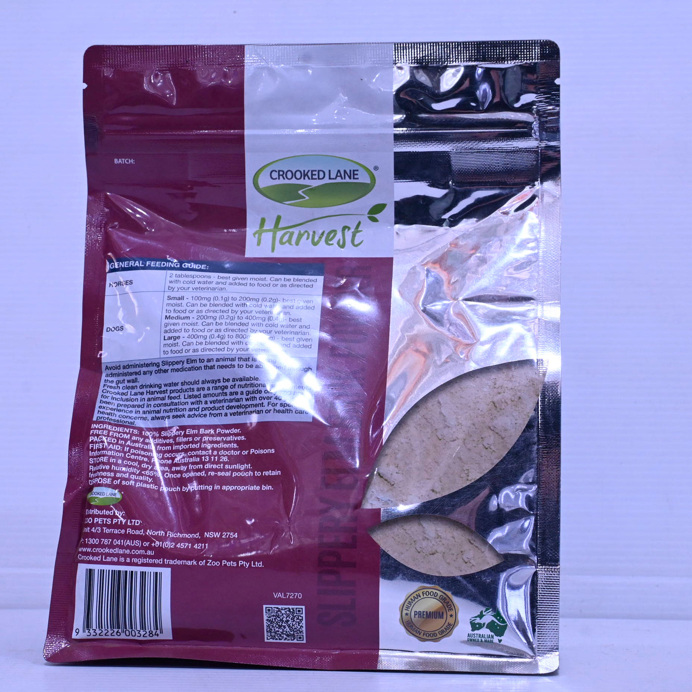 Crooked Lane Slippery Elm Bark Powder 500g [sz:500g]
