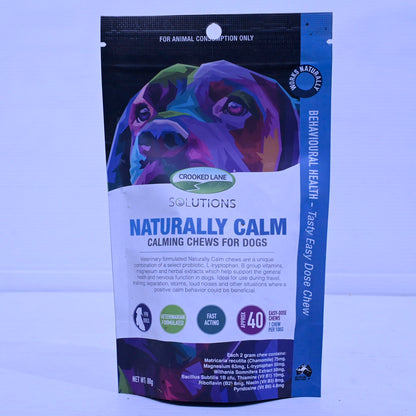 Zoo Pets Crooked Lane Naturally Calm Calming Chews For Dogs (80g)