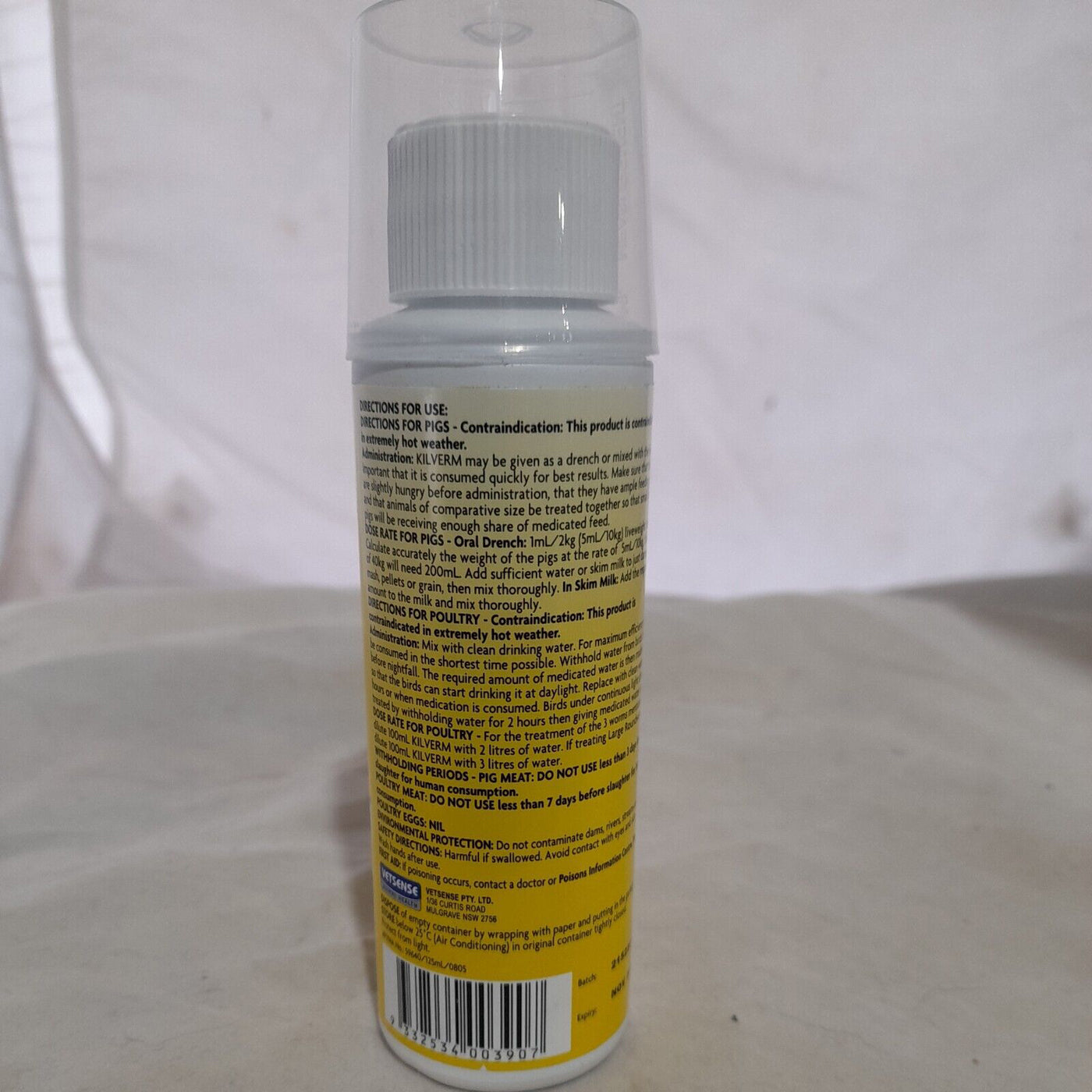Cm Labs Kilverm Pig & Poultry 125ml [sz:125ml]
