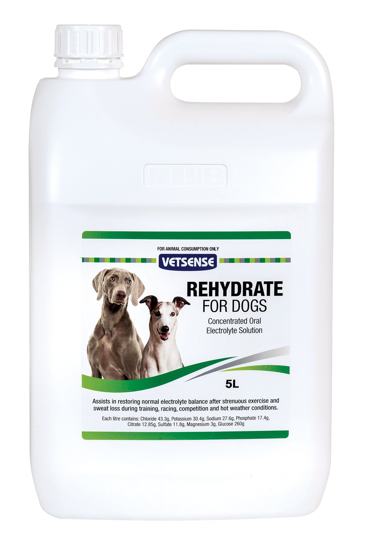 Vetsense Rehydrate Greyhound [sz:5 Litre]