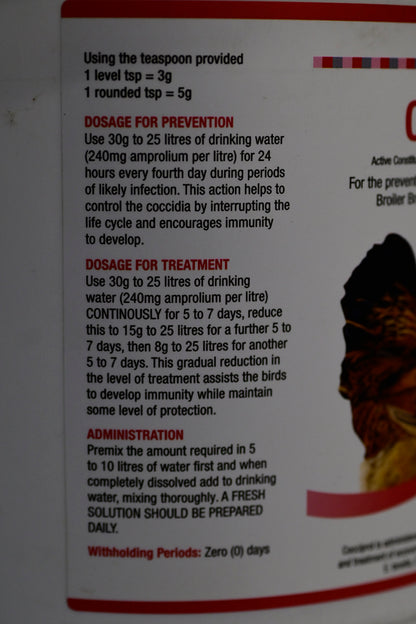 Vetsense Cocciprol (coccidiosis Treatment In Chickens) [sz:1kg]