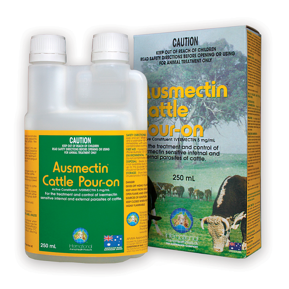 Iah Ausmectin Cattle Pour On 250mls