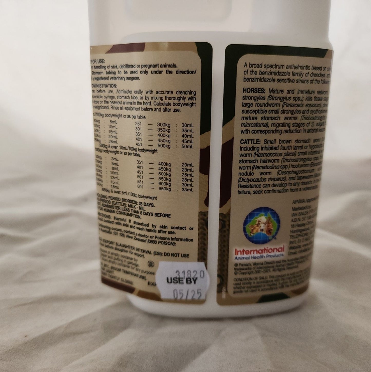 Iah Worma Drench 250ml