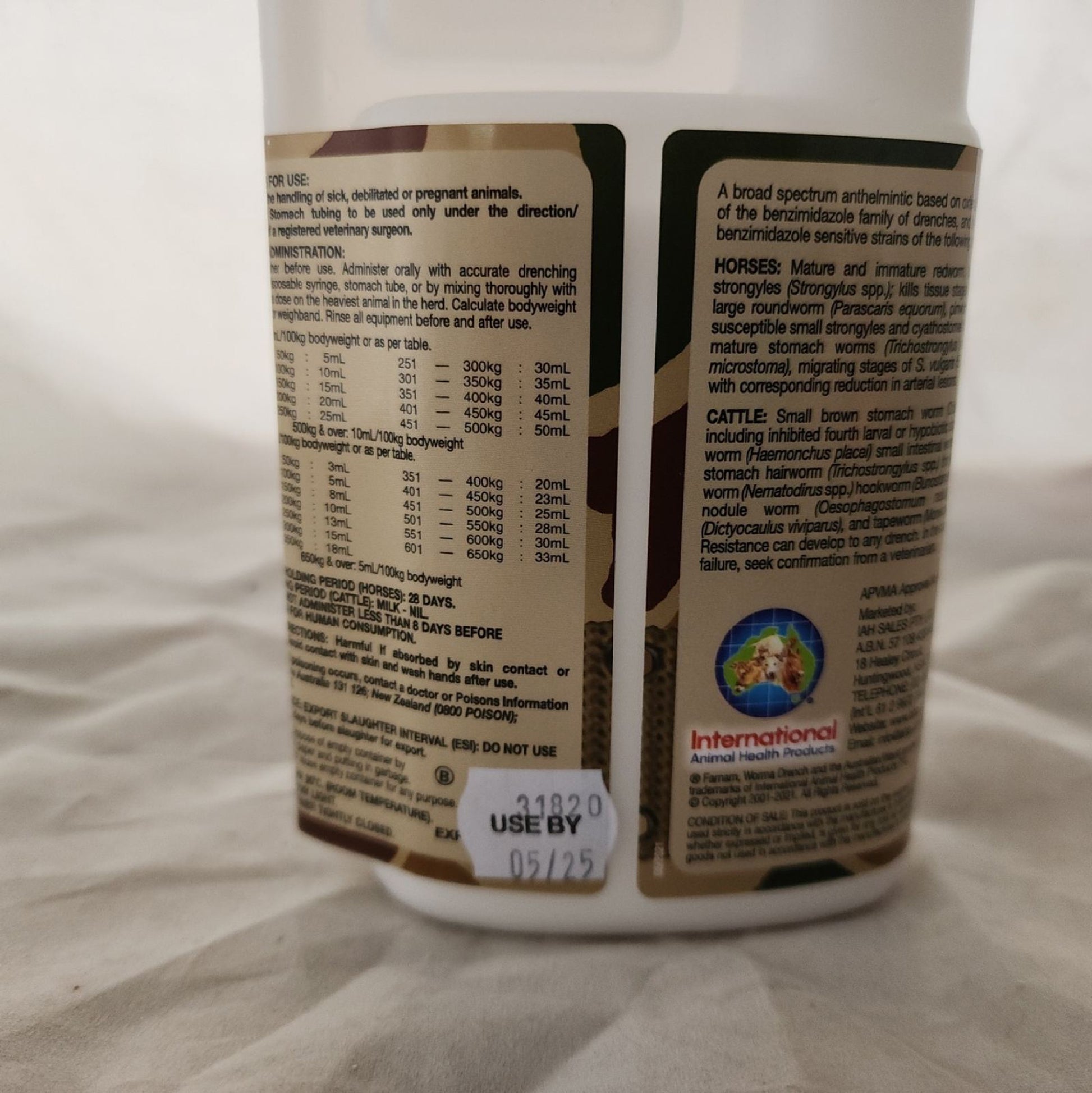 Iah Worma Drench 250ml