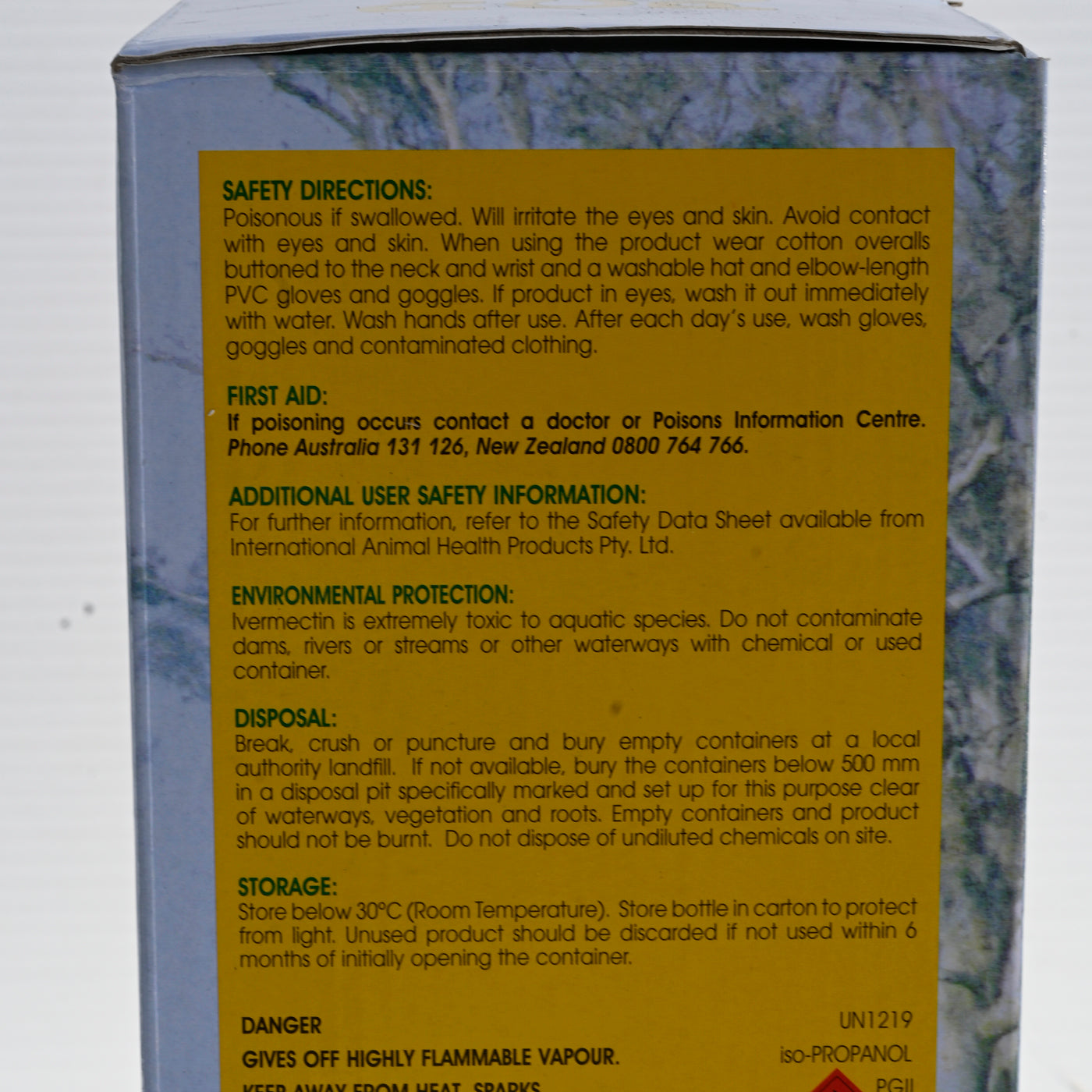 Iah Ausmectin Cattle Pour On [sz:1ltr]