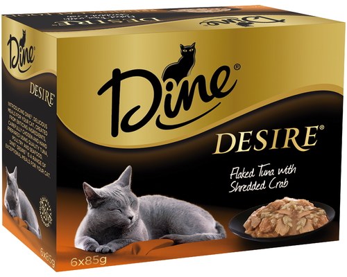 Dine Desire Tuna And Crab Adult Cat Food