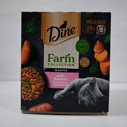 Dine Farm Collection Salmon Sweet Potato Spinach 28pk [fl:sweet Potato Spinach 2]