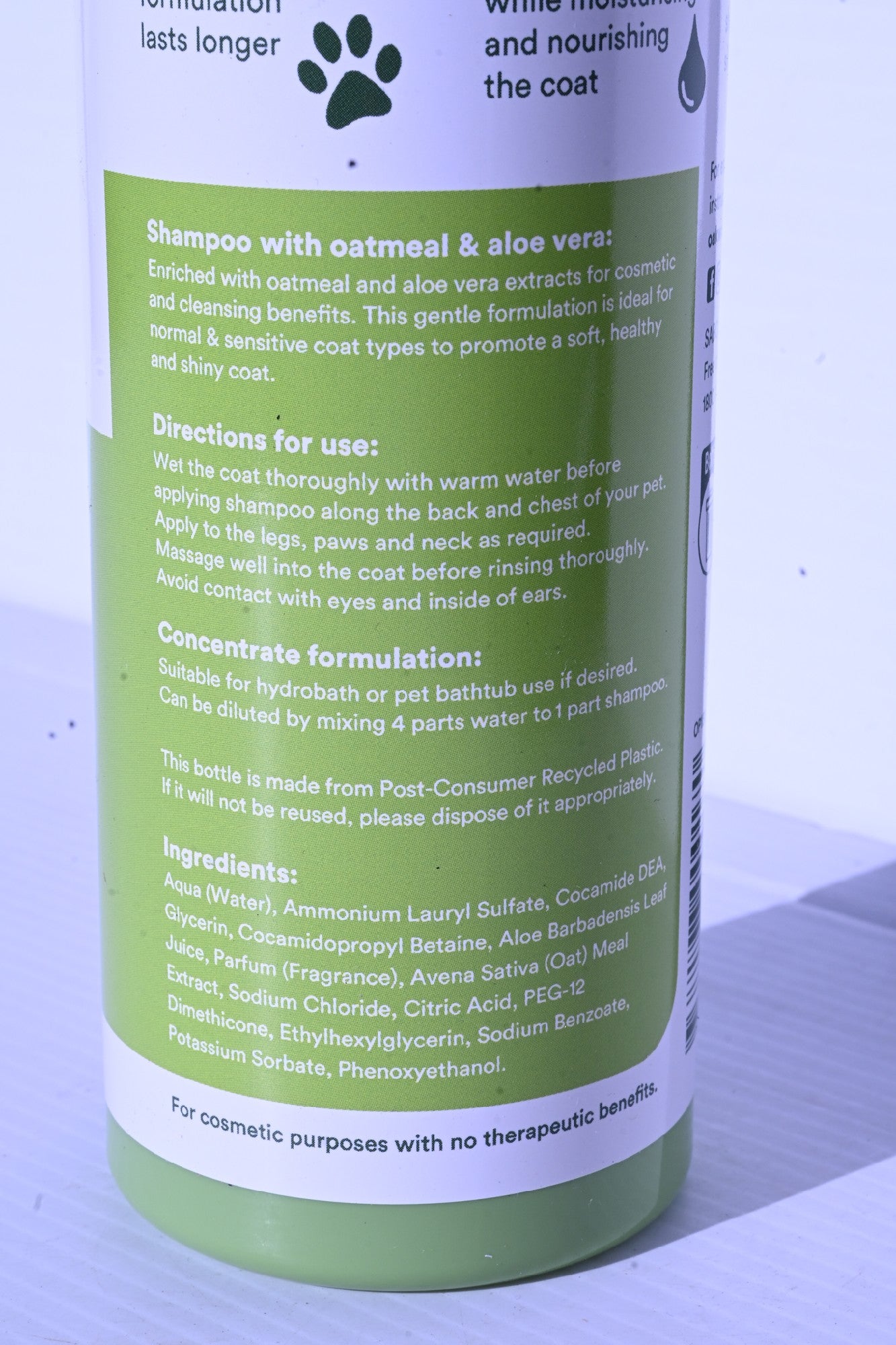 Dog Shampoo - Gentle Smooyh & Short Coats