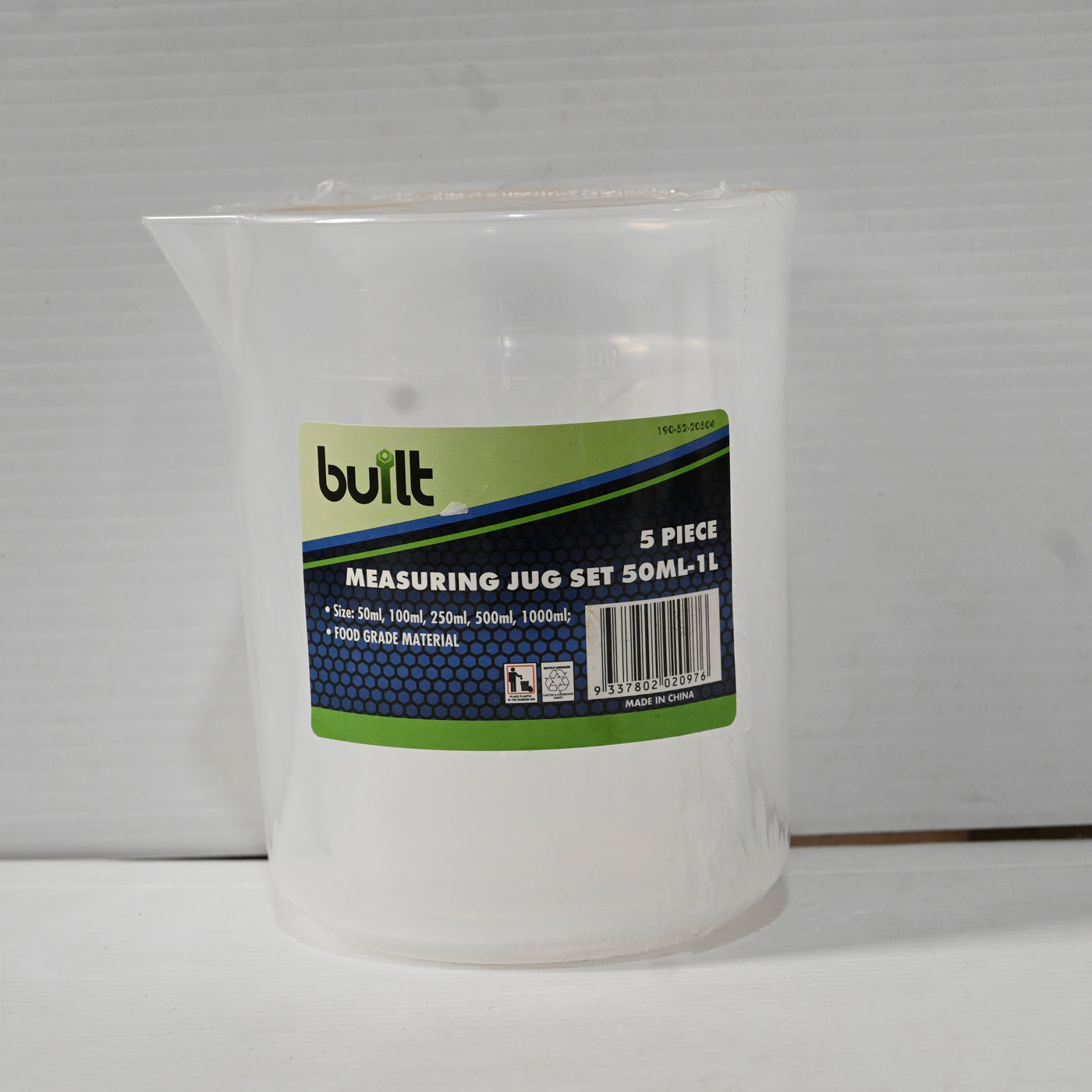Measuring Jug Set 5pc 50ml - 1l