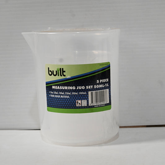 Measuring Jug Set 5pc 50ml - 1l