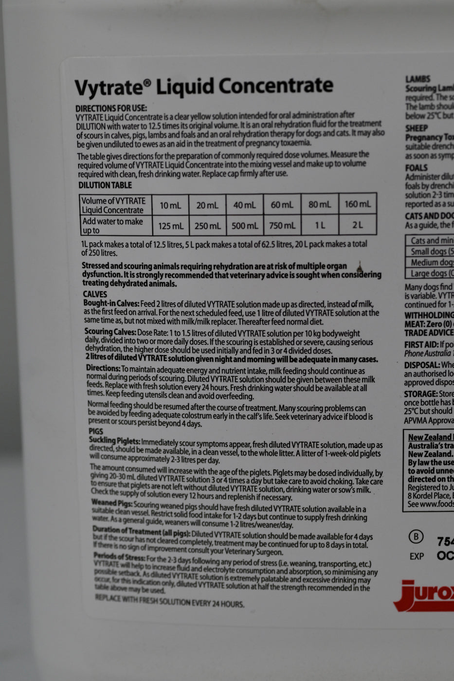 Vytrate Liquid 5ltr