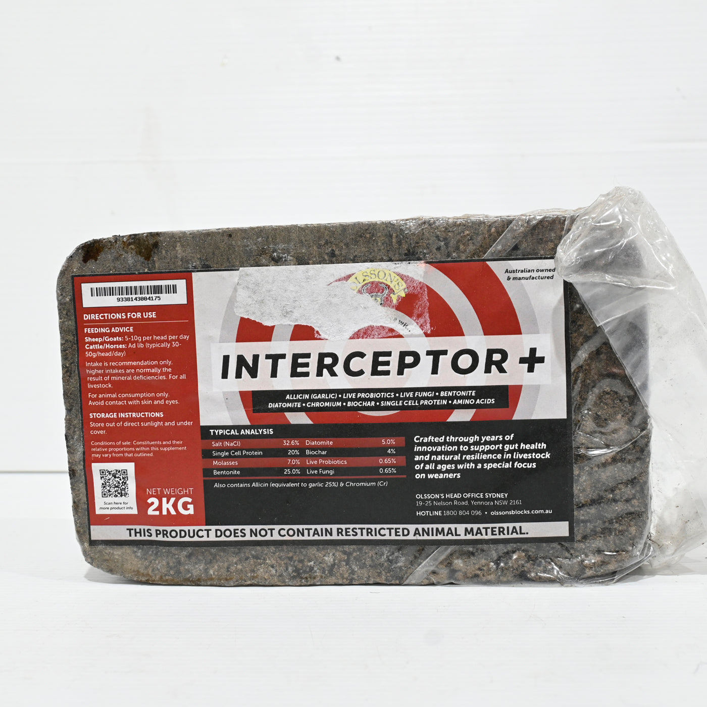 Olssons Interceptor Mineral Block  2kg
