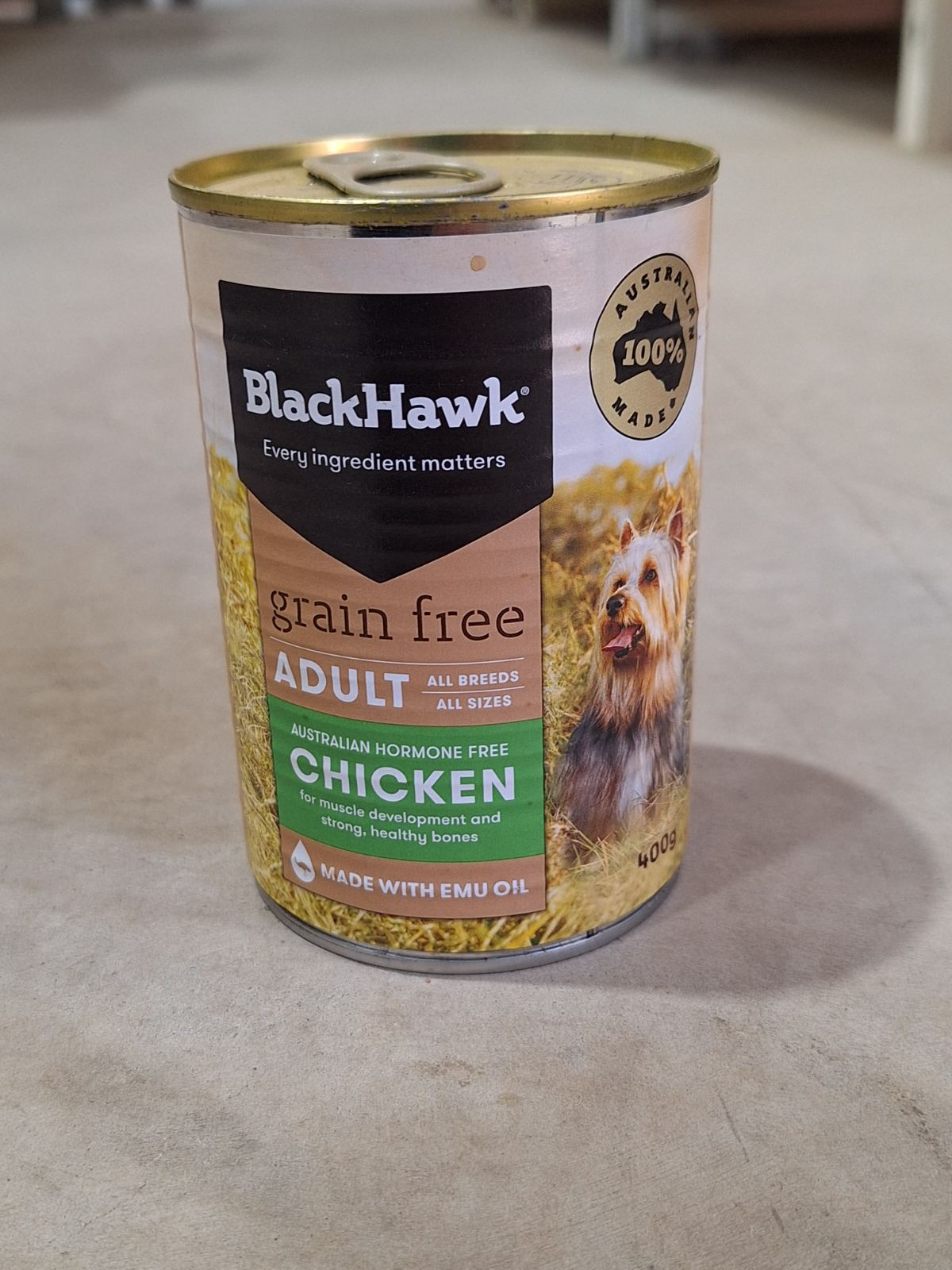 Blackhawk Chicken Grain Free Dog 400gm Single Can