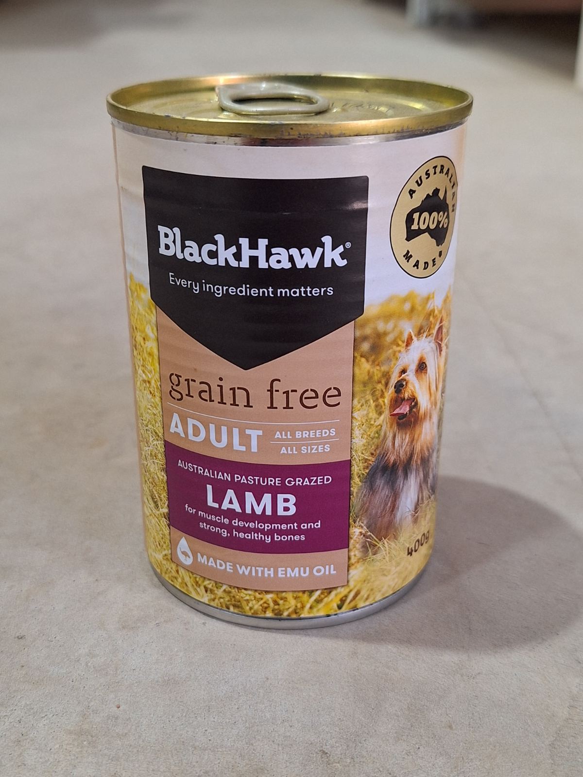 Blackhawk Lamb Dog 400gm