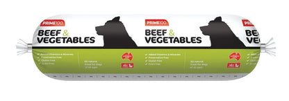 Prime100 Beef & Veg 2kg Roll