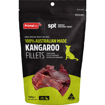 Prime100 Kangaroo Fillet Treats 100g
