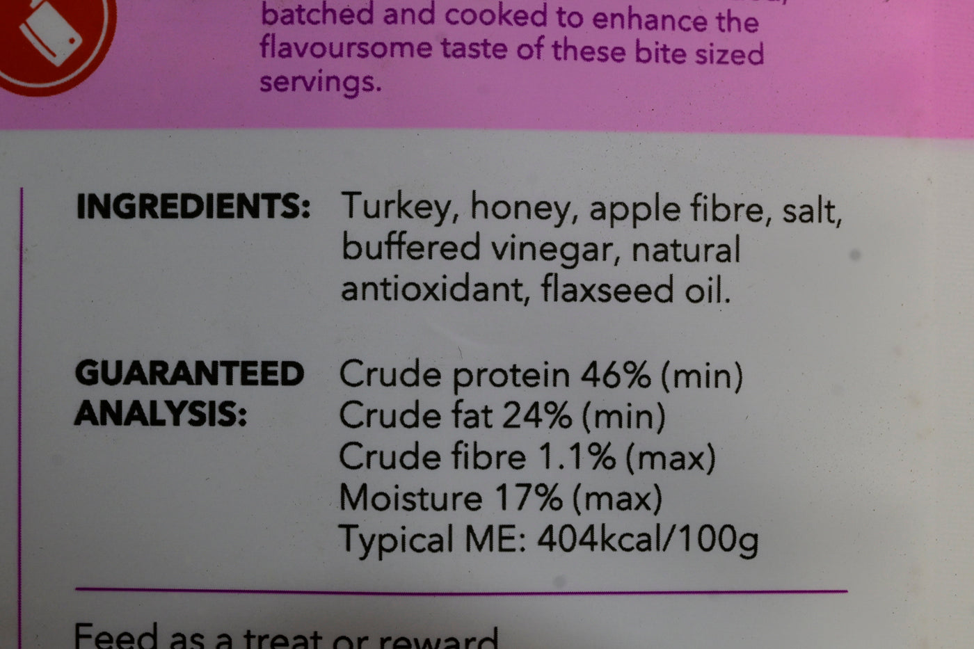 Prime100 Turkey Fillet Treats 100g