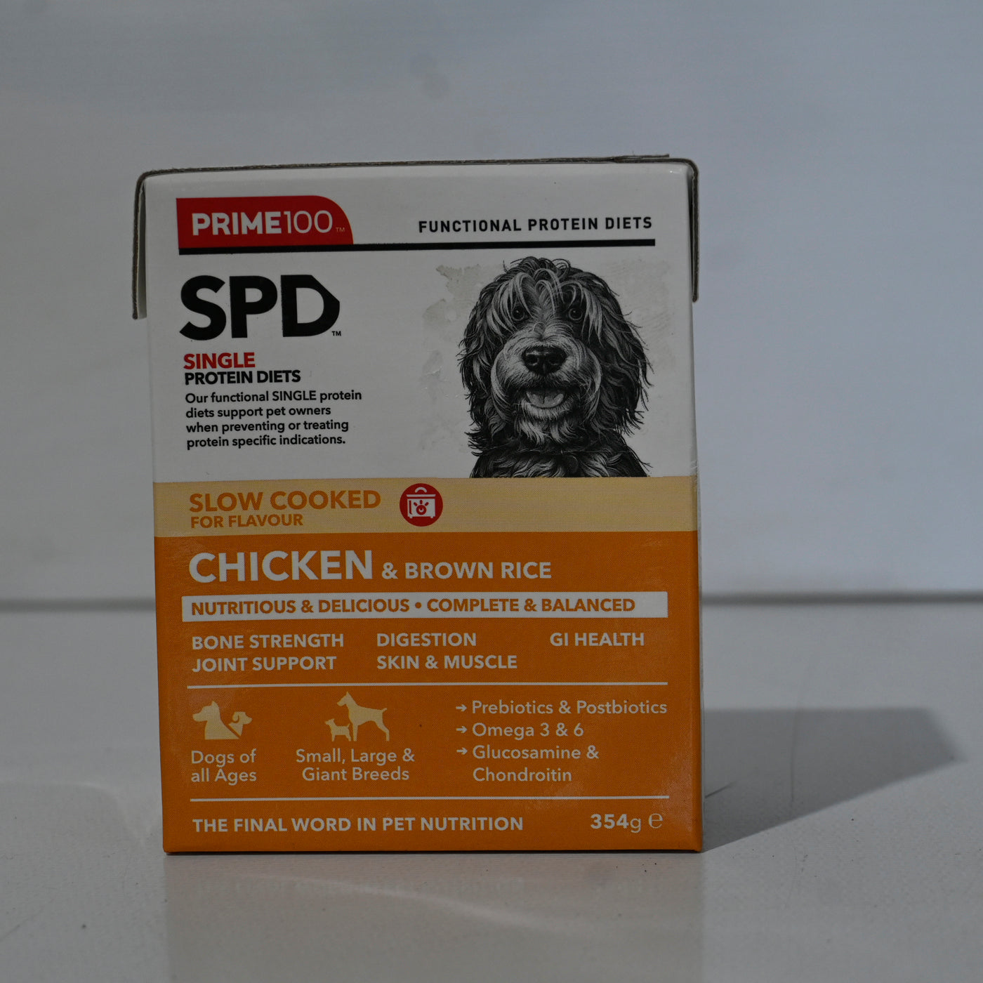 Prime Spd Slow Cooked 354g [fl: Chicken & Brown Rice]