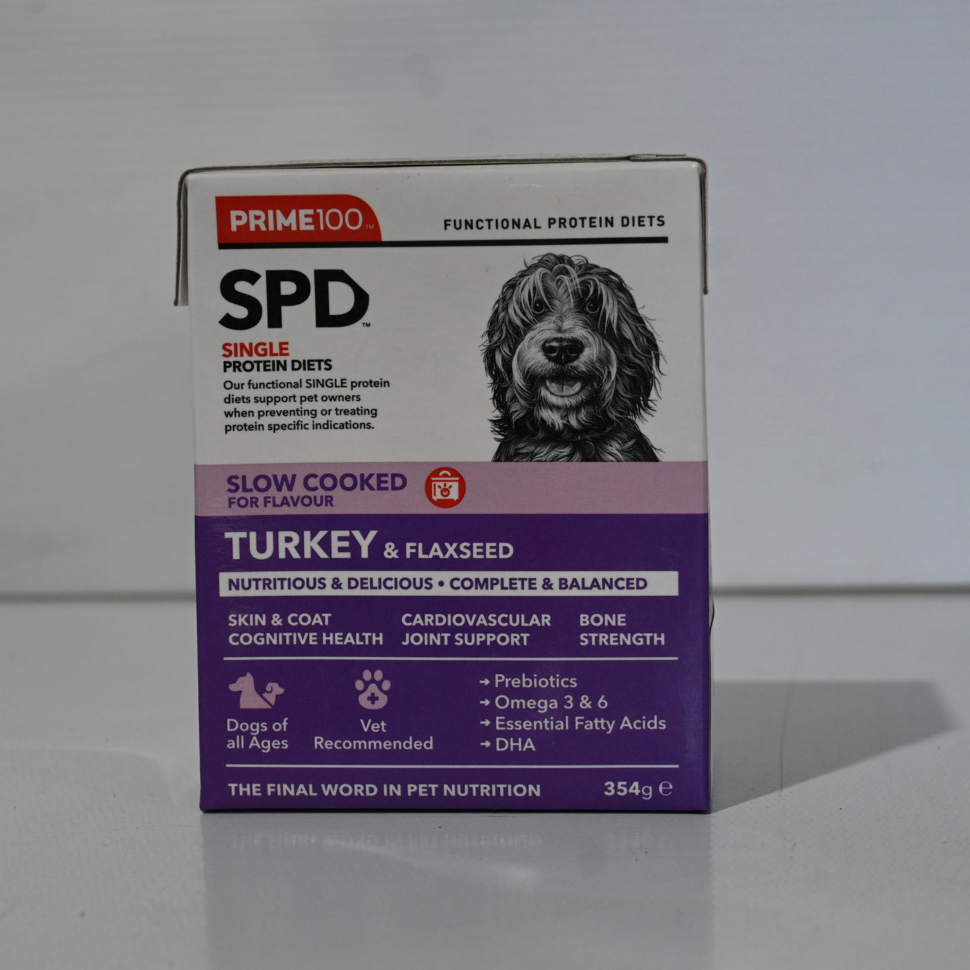 Prime Spd Slow Cooked 354g [fl:turkey & Flaxseed]