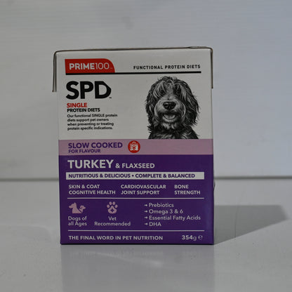Prime Spd Slow Cooked 354g [fl:turkey & Flaxseed]
