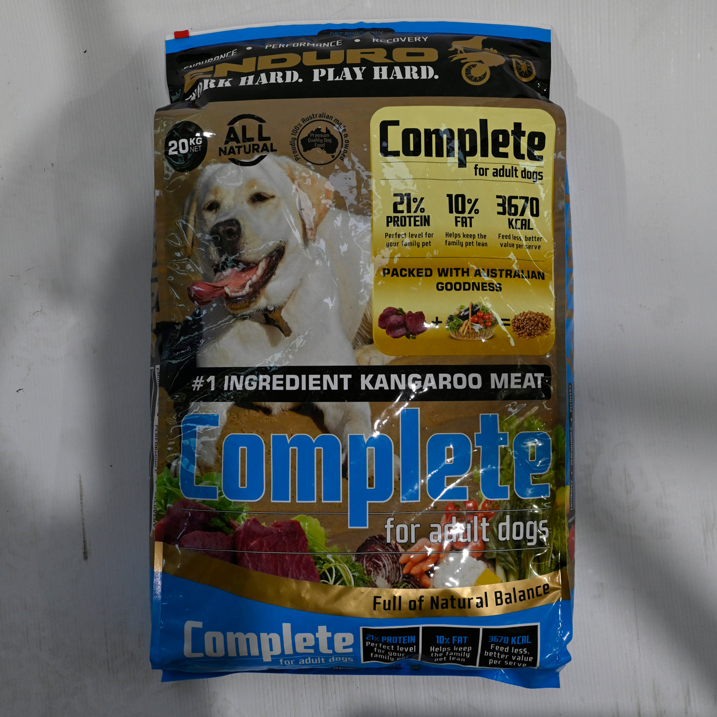 Enduro Dog Food Varieties [ps:20 Kg Bf:complete]