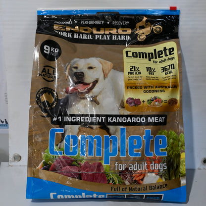 Enduro Dog Food Varieties [ps:9 Kg Bf:complete]
