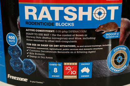 Io Ratshot Blocks 8kg Difenacoum