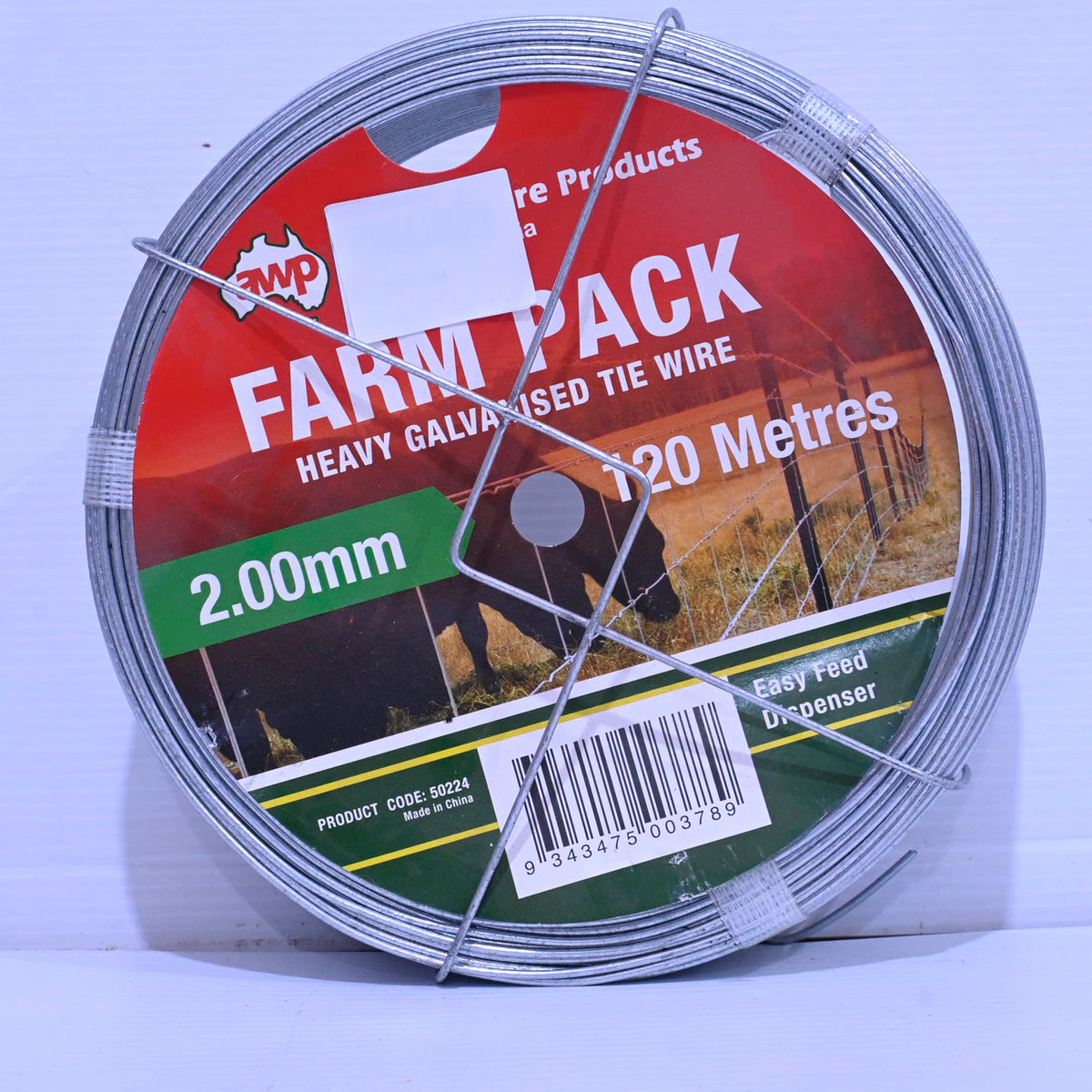 Awp Tie Wire Galvanized, 2.00mm X 120m - 3kg Farmpack 