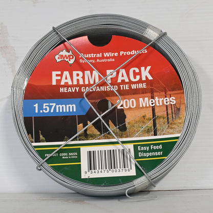 Awp Tie Wire Galvanized, 1.57mm X 200m - 3kg Farmpack 
