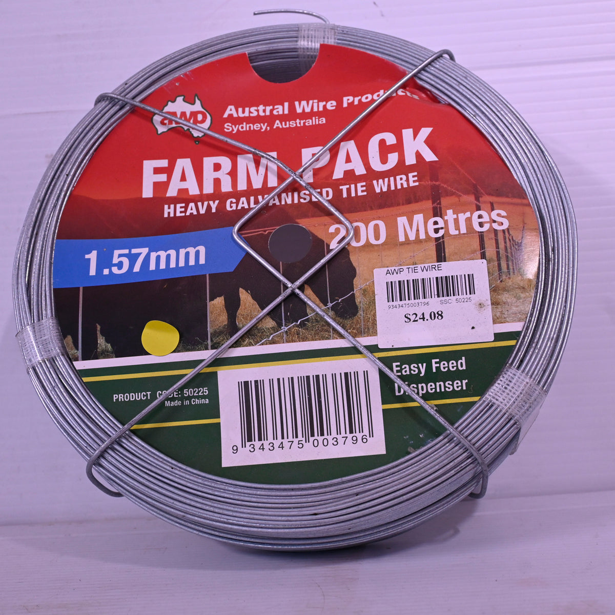 Awp Tie Wire Galvanized, 1.57mm X 200m - 3kg Farmpack 