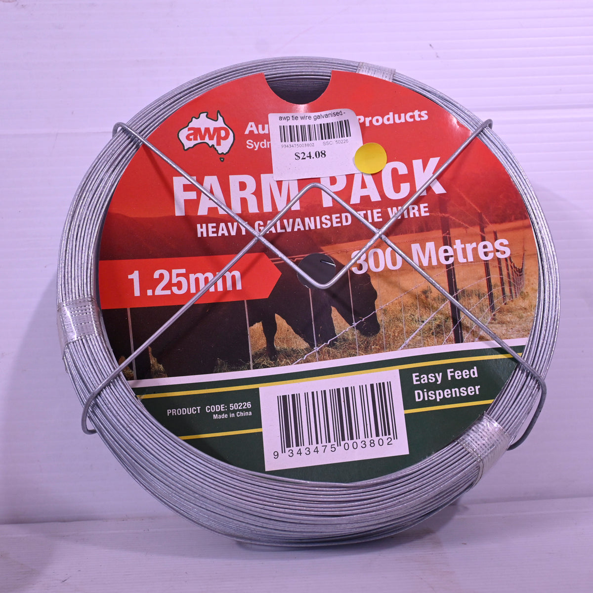 Awp Tie Wire Galvanized, 1.25mm X 300m - 3kg Farmpack 